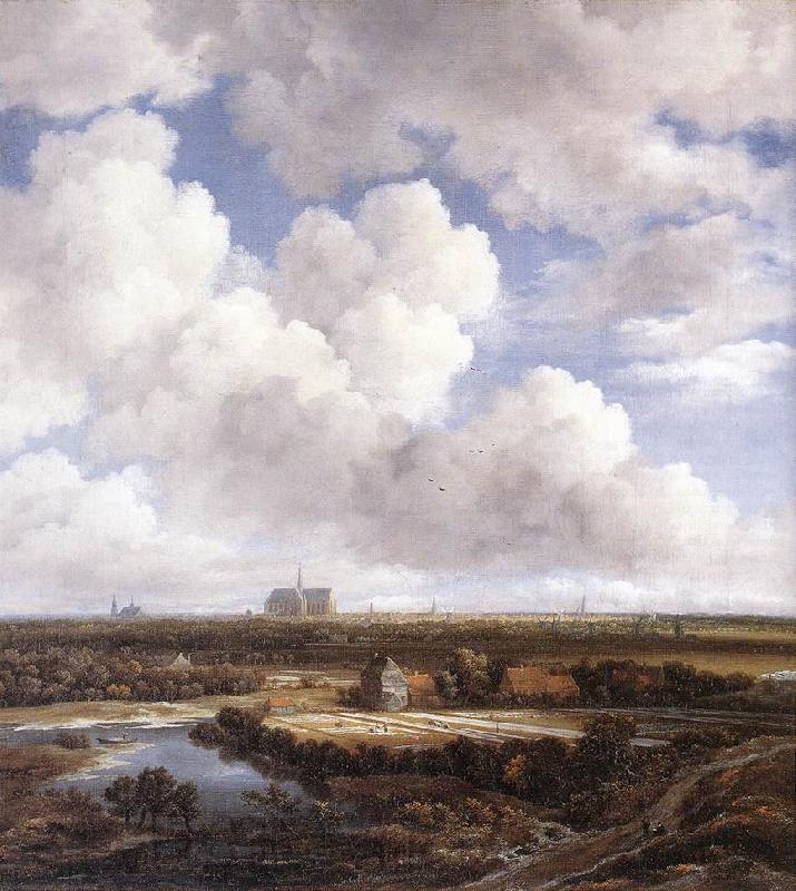 Jacob van Ruisdael View of Haarlem with Bleaching Spain oil painting art